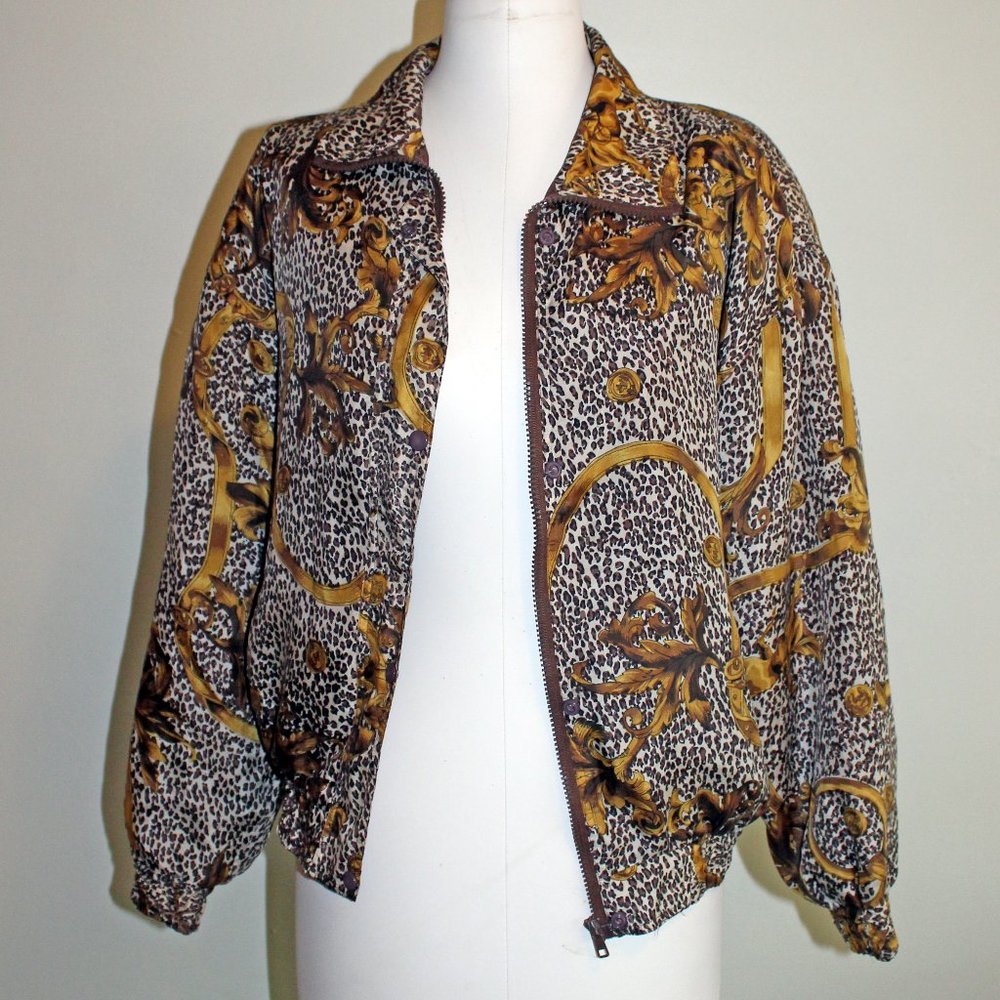 Vintage '80s Silk Windbreaker